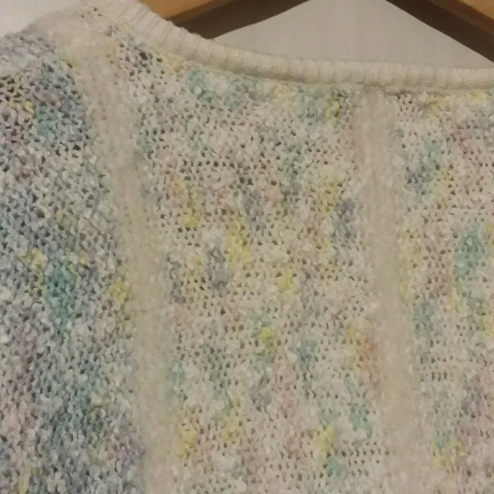 VTG Colorful Pullover‎ Knit Sweater Large